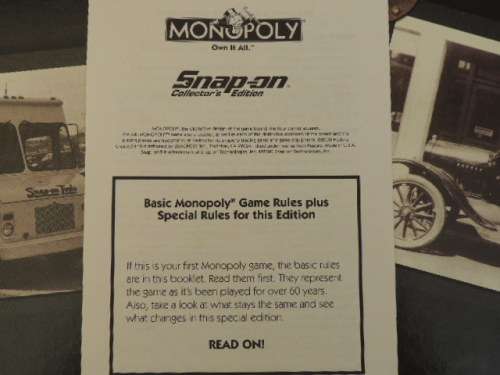 MONOPOLY SET - SNAP ON