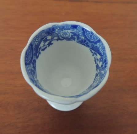 COPELAND SPODE'S ITALIAN BLUE - FOOTED EGGCUP
