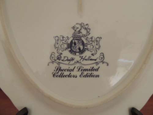 DELFT SPECIAL LIMITED COLLECTOR'S EDITION OVAL PLATE