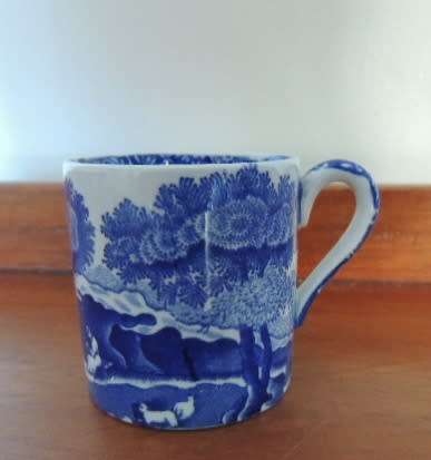 COPELAND SPODE'S ITALIAN BLUE - COFFEE CAN