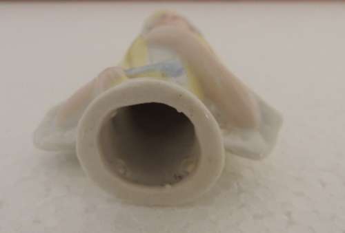 PORCELAIN PIN CUSHION HALF DOLL NUMBERED "19008"