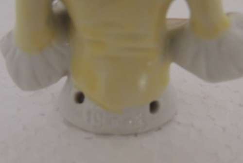 PORCELAIN PIN CUSHION HALF DOLL NUMBERED "19008"