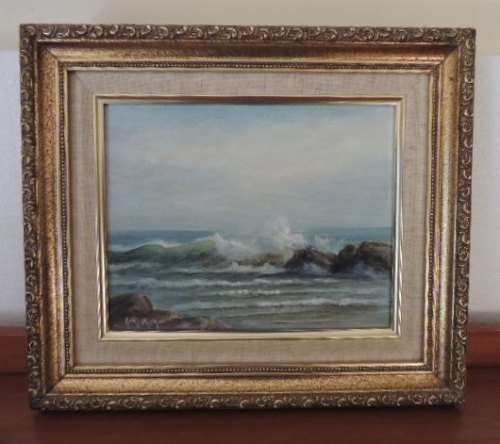 OIL ON BOARD - "PALM"