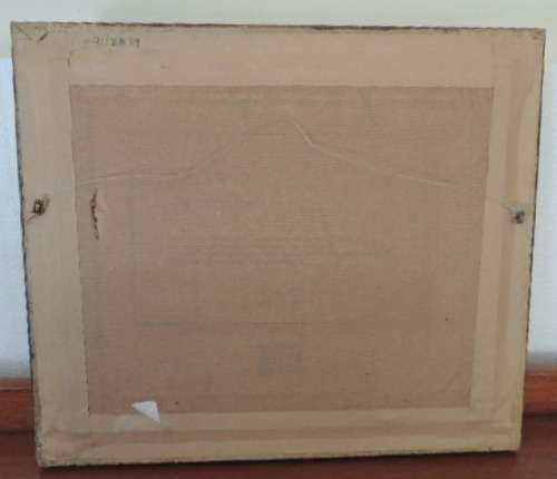 OIL ON BOARD - "PALM"