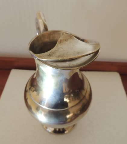 SILVER PLATED WATER JUG - SOLID AND HEAVY