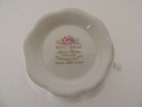 ROYAL ALBERT MILK JUG & SUGAR BOWL - "TRANQUILLITY"