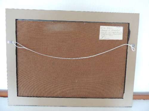 ERNEST BENJAMIN KING - OIL ON BOARD - BUSHVELD LANDSCAPE DATED 1957