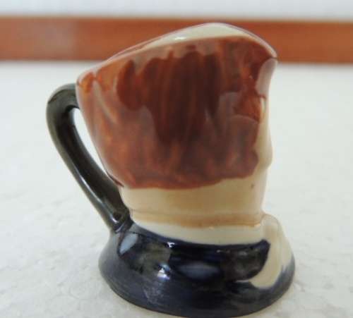 ROYAL DOULTON TINY CHARACTER JUG - "FAT BOY" - 3.5 cm