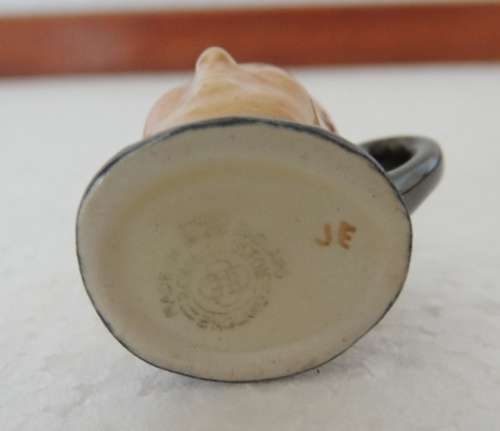 ROYAL DOULTON TINY CHARACTER JUG - "FAT BOY" - 3.5 cm