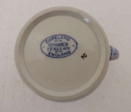 COPELAND SPODE'S ITALIAN BLUE - SMALL CREAMER