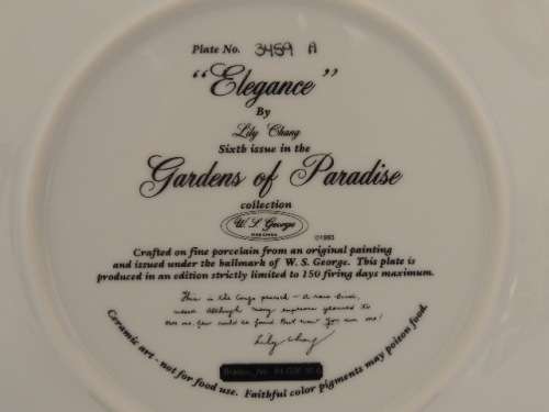 W.S. GEORGE "GARDENS OF PARADISE " COLLECTION - "ELEGANCE"