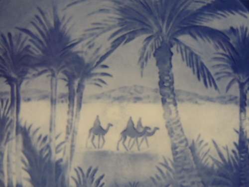 ROYAL COPENHAGEN COLLECTOR'S CHRISTMAS PLATE 1972 - "IN THE DESERT"