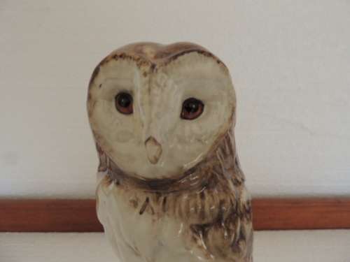 ROYAL DOULTON SEALED DECANTER  (FULL OF WHISKEY) - "BARN OWL"