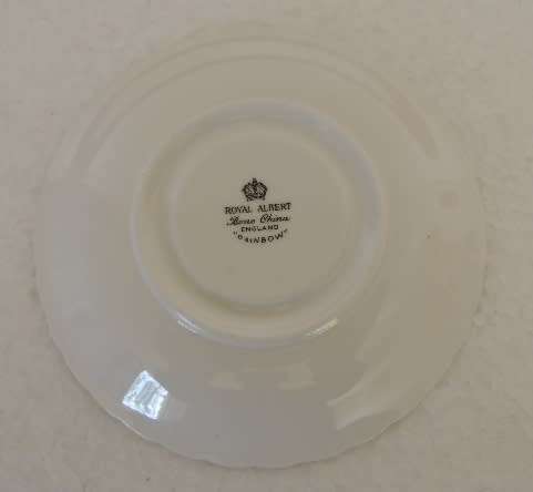 ROYAL ALBERT COFFEE DUO - "RAINBOW - MISMATCHED", Reduced