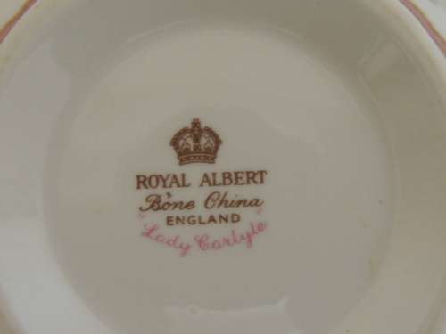 AWESOME ROYAL ALBERT 23 PIECE TEA SET - "LADY CARLYLE"