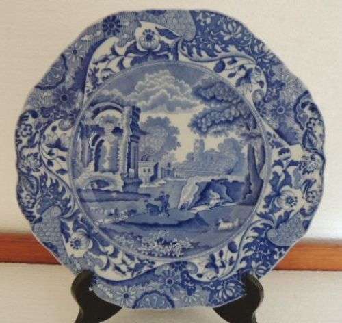 COPELAND SPODE'S ITALIAN BLUE - CAKE PLATE