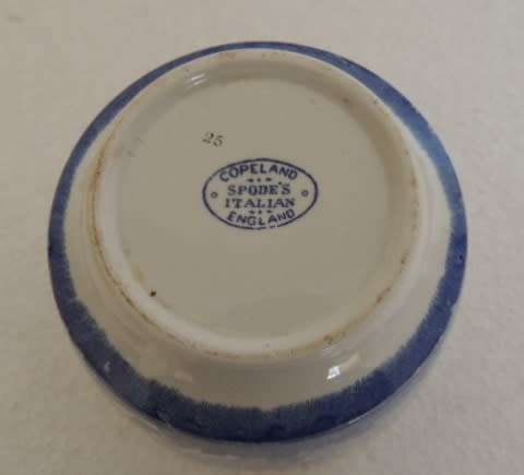 COPELAND SPODE'S ITALIAN BLUE - LARGE SUGAR BOWL, Price reduced