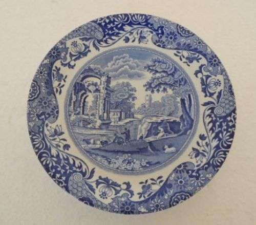 COPELAND SPODE'S ITALIAN BLUE - LARGE BREAKFAST DUO