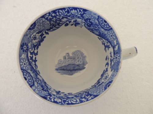 COPELAND SPODE'S ITALIAN BLUE - LARGE BREAKFAST DUO