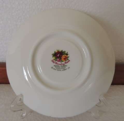 ROYAL ALBERT COFFEE SAUCER - "OLD COUNTRY ROSES"
