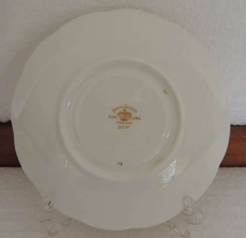 ROYAL ALBERT TEA SAUCER - "GEM"