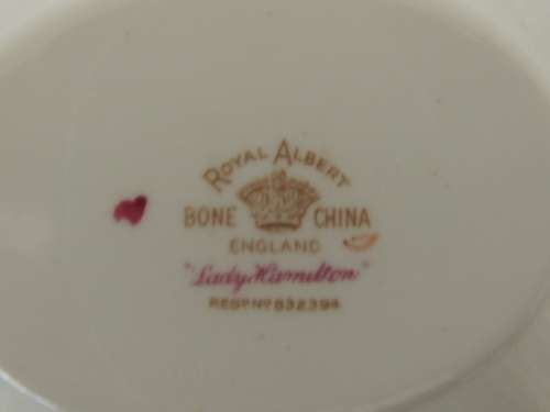 ROYAL ALBERT TRINKET DISH - "LADY HAMILTON"