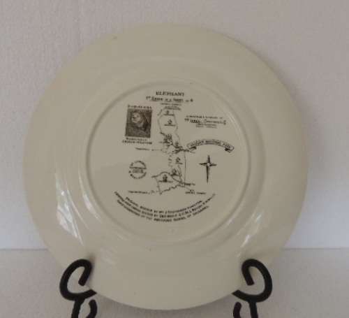 WEDGEWOOD RACK PLATE - ELEPHANT