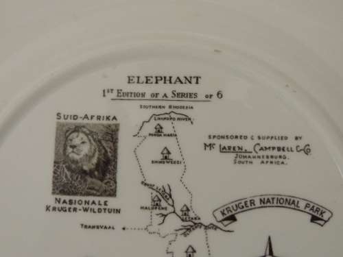 WEDGEWOOD RACK PLATE - ELEPHANT