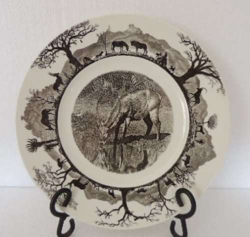 WEDGEWOOD RACK PLATE - WATERBUCK