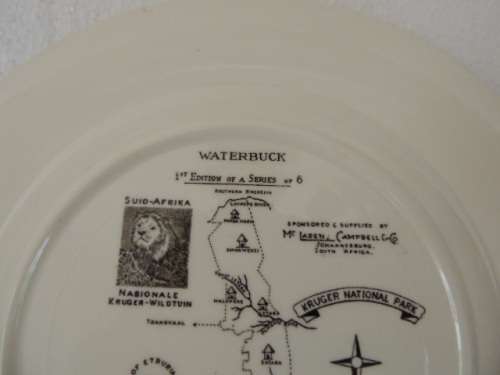 WEDGEWOOD RACK PLATE - WATERBUCK