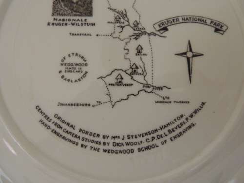 WEDGEWOOD RACK PLATE - WATERBUCK