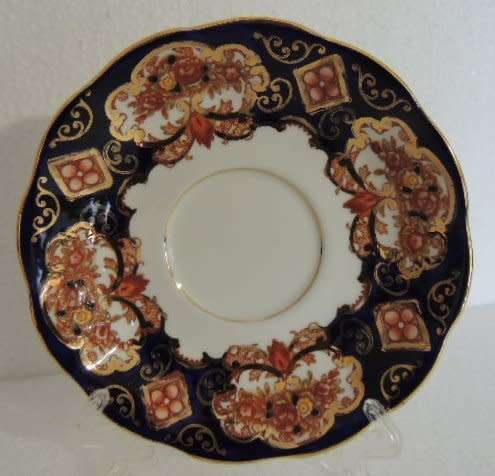 ROYAL ALBERT SAUCERS - "HEIRLOOM" - WITH GILT