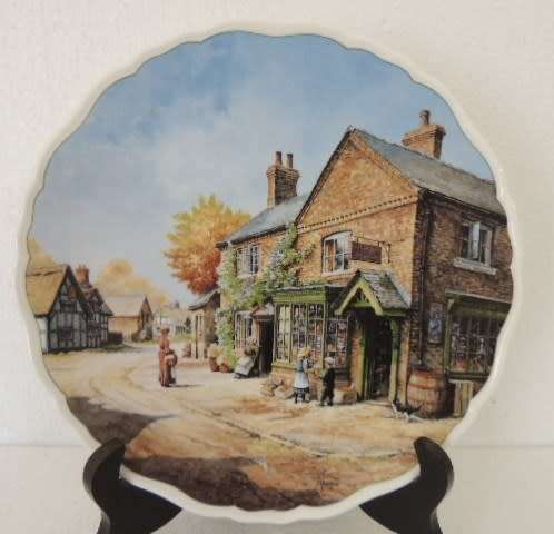 ROYAL DOULTON PLATE - VILLAGE LIFE SERIES, "PENNY WISE"