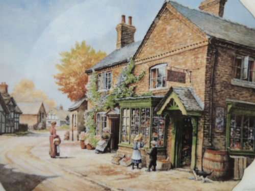 ROYAL DOULTON PLATE - VILLAGE LIFE SERIES, "PENNY WISE"