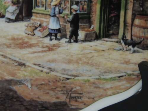 ROYAL DOULTON PLATE - VILLAGE LIFE SERIES, "PENNY WISE"