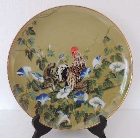 FRANKLIN MINT BIRDS & FLOWERS OF THE ORIENT COLLECTOR PLATE - BY NAOKO NOBATA