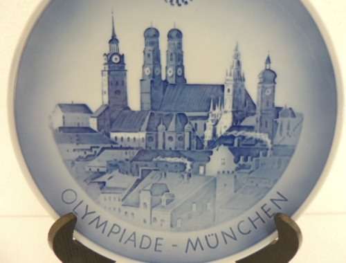 ROYAL COPENHAGEN COLLECTOR'S  PLATE 1972 - "OLYMPIADE MUNCHEN"