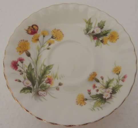 ROYAL ALBERT TEA SAUCER - " MEADOW FIELD"