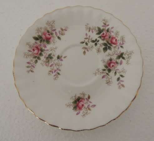 ROYAL ALBERT COFFEE SAUCER - " LAVENDER ROSE "