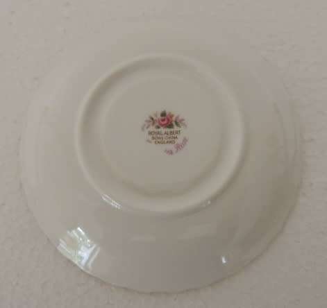 ROYAL ALBERT COFFEE SAUCER - " LAVENDER ROSE "
