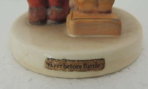 HUMMEL FIGURINE  - " PRAYER BEFORE BATTLE " # 20