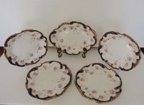 AYNSLEY C 1900 DESSERT/FRUIT SET - 10 PIECE