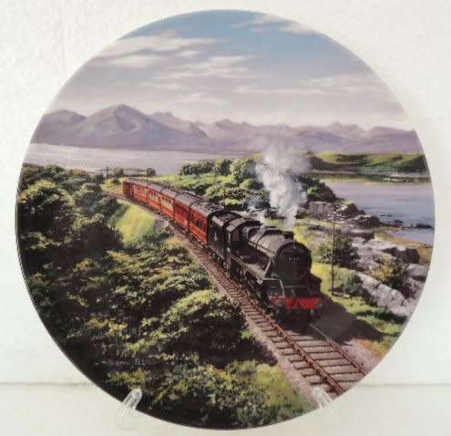 Royal Doulton Plate - `BY PURPLE MOUNTAINS` (Price reduced)
