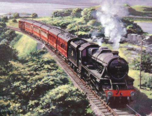 Royal Doulton Plate - `BY PURPLE MOUNTAINS` (Price reduced)