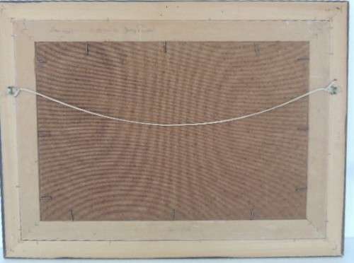 RON CAMPBELL OIL ON BOARD - "DRY RIVER" - Low start