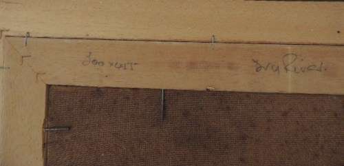 RON CAMPBELL OIL ON BOARD - "DRY RIVER" - Low start