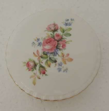 ROYAL ALBERT POWDER BOWL - "MOSS ROSE"