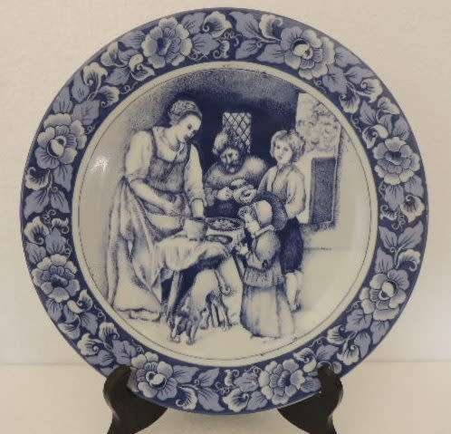DELFT RACK PLATE - "SAYING GRACE"