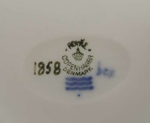 ROYAL COPENHAGEN FIGURINE - BOY WITH TWO CALVES # 1858 FOR JOHANNES