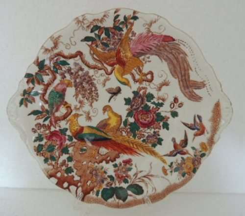 ROYAL CROWN DERBY "OLDE AVESBURY" CAKE PLATE